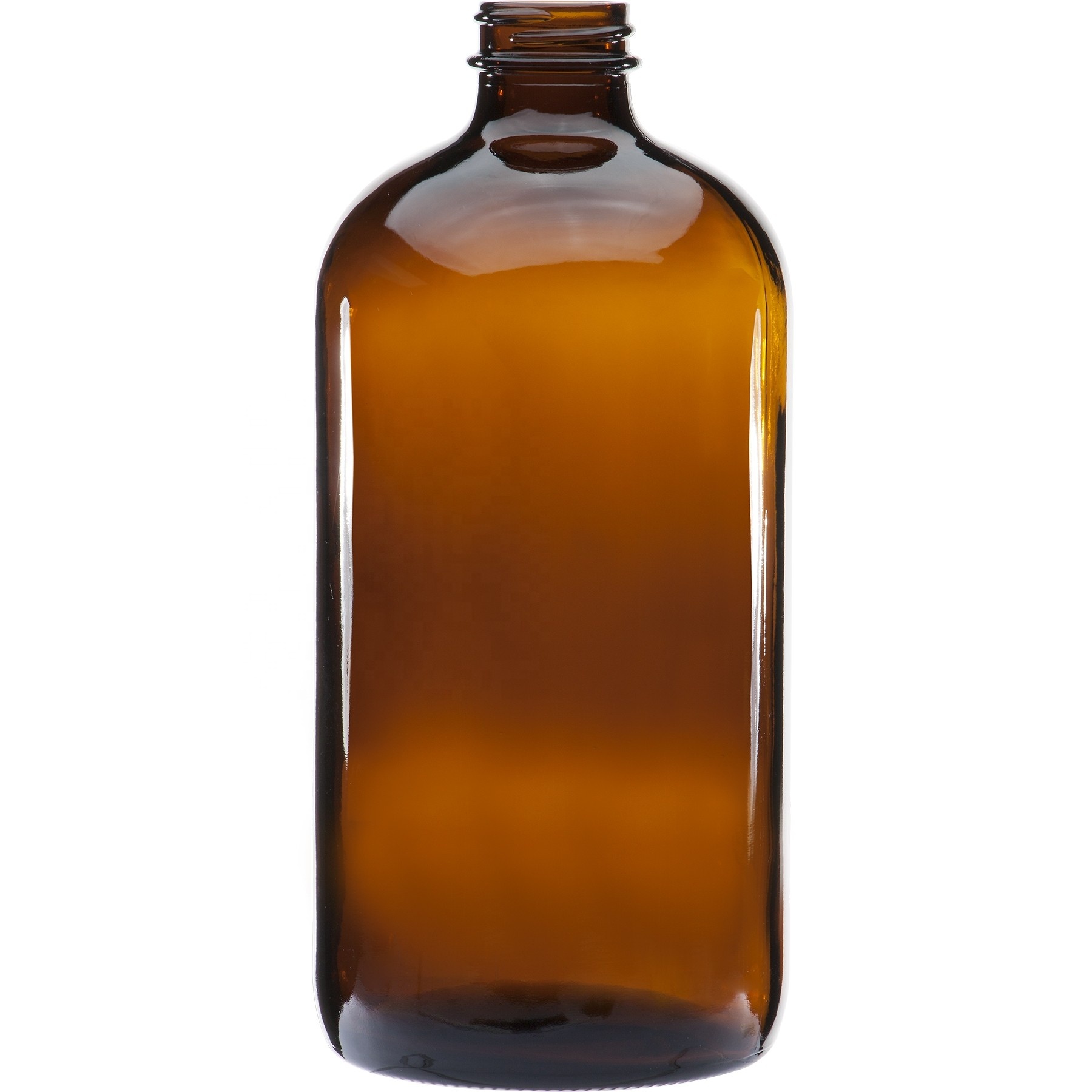 1000ml 32OZ Amber Clear wide mouth boston round glass bottles with