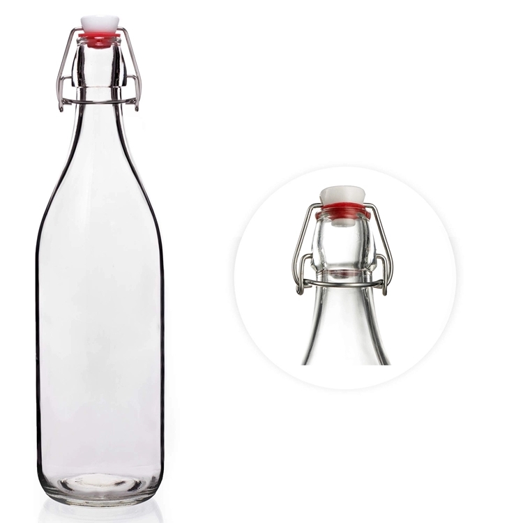 Download Wholesale Stack Custom Amber Clear 330ml Beer Bottles with Swing Top, High Quality beer bottle ...