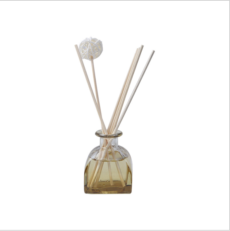 Transparent Reed Aroma Perfume Diffuser Glass Bottle For Home Use 
