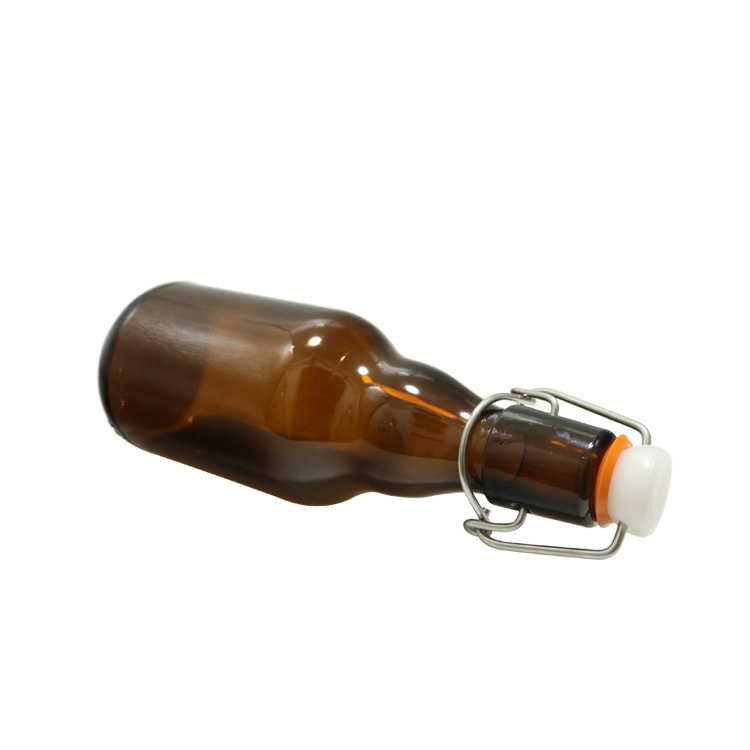 Download Empty 330ml brown/amber beverage glass beer swing top bottle, High Quality 330ml beer bottle ...