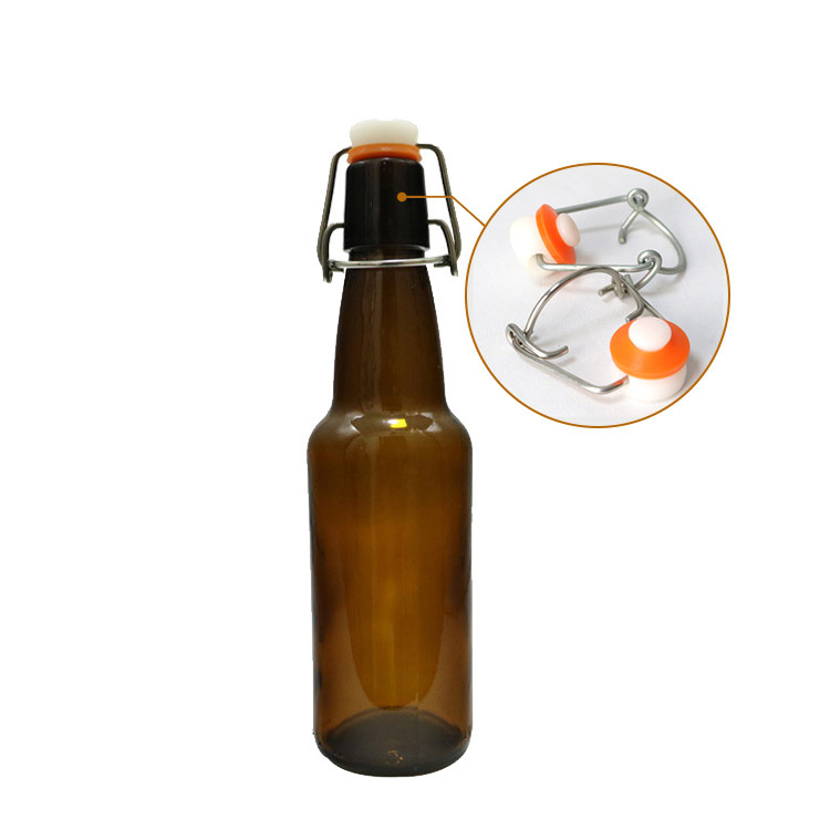 Download wholesale small 330ml amber swing top glass beverage bottle, High Quality swing top bottles ...