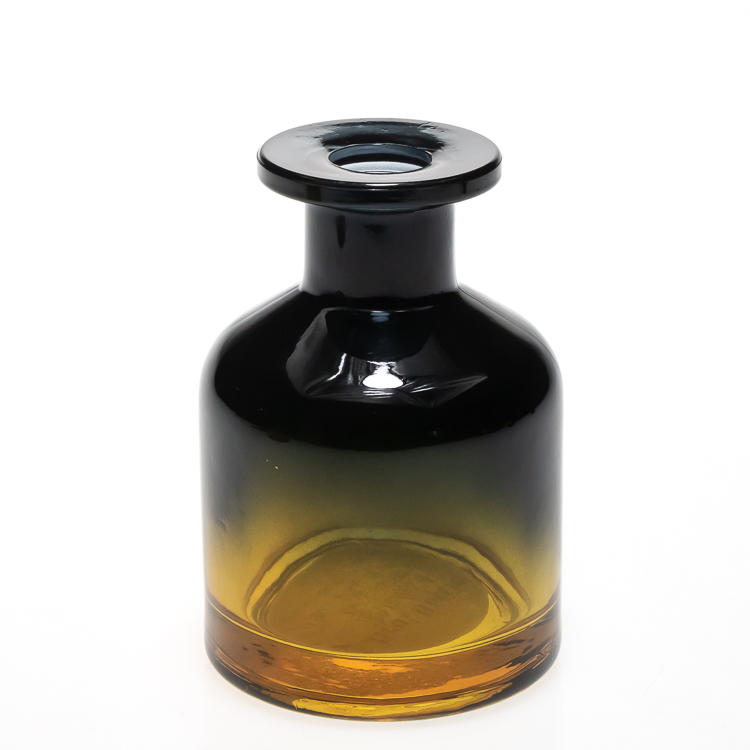 130ml Amber Red Glass Diffuser Bottle - Refillable Aromatherapy Container For Essential Oils