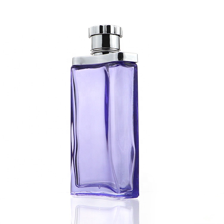Korea Elegant 85ml Square Purple Perfume Bottle, High