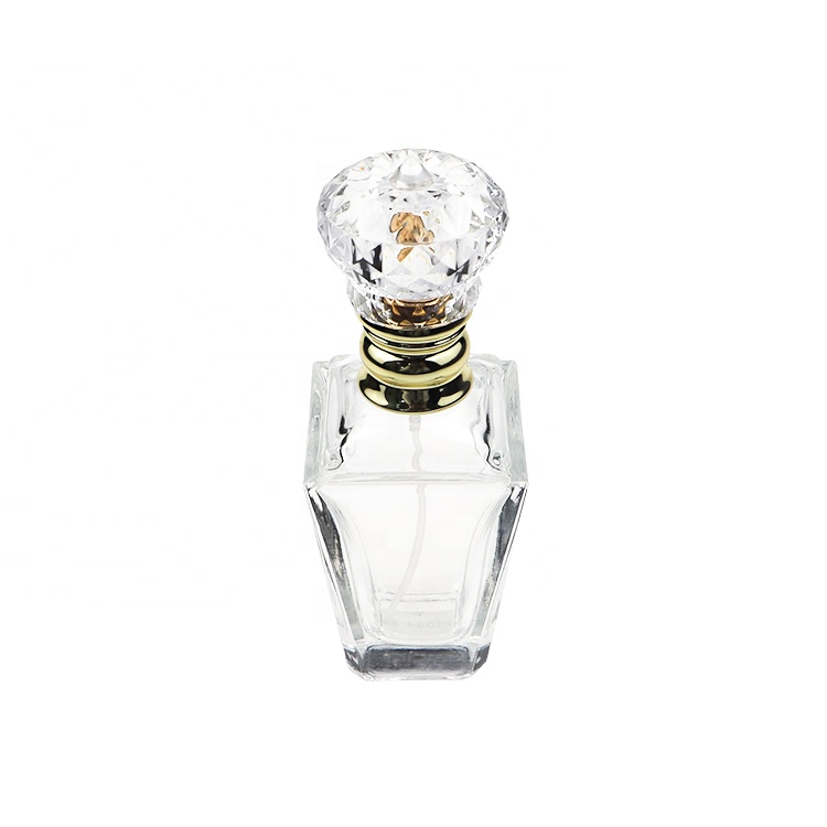 Wholesale Diamond Shape Pretty 60ml Glass Empty Perfume Bottles
