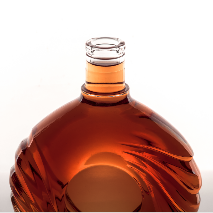 Wholesale High Quality Fancy Design Empty Liquor Spirit Wine Brandy XO