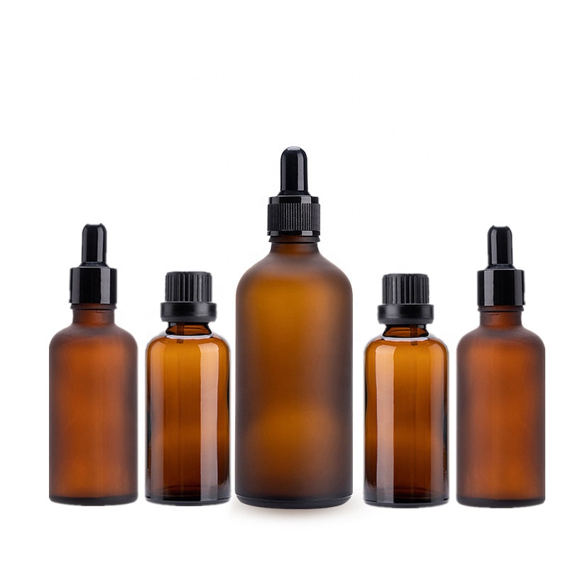 Download Custom 100ml amber glass bottle for essential oil ...