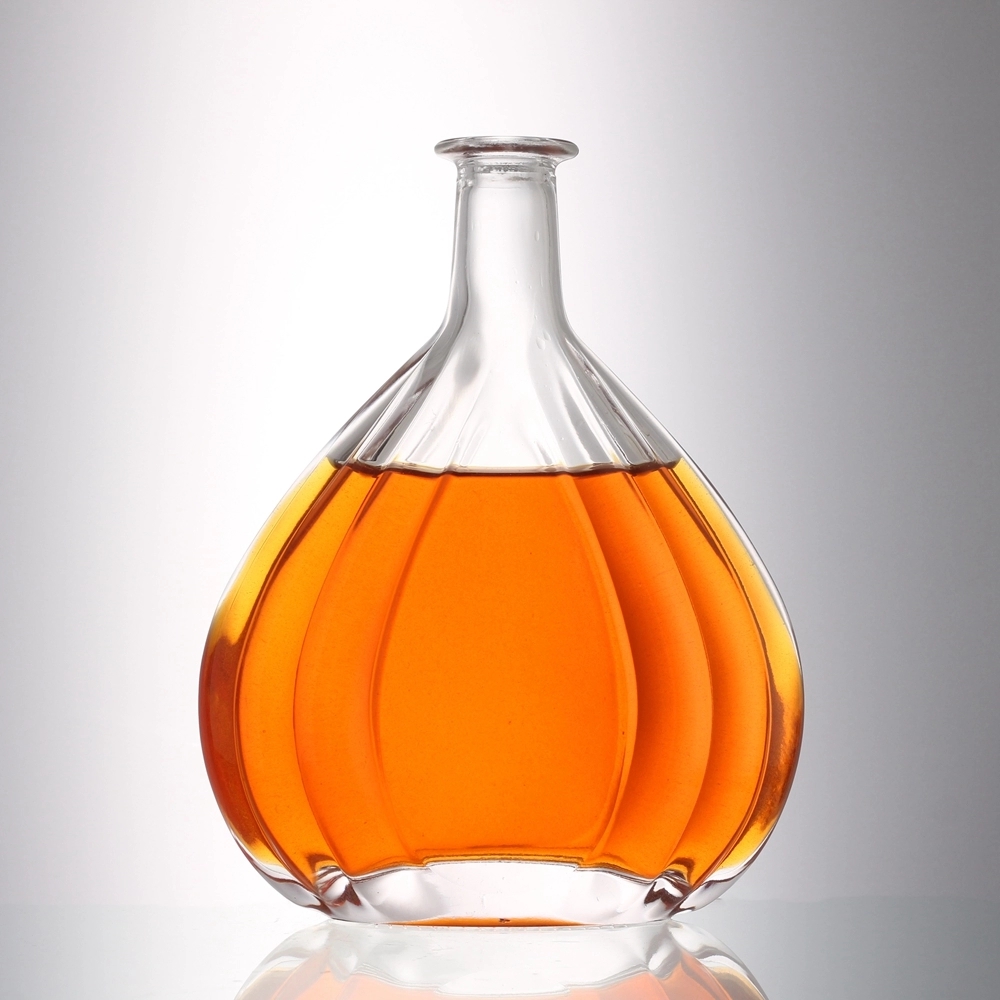 Unique Customs Fancy Empty 750 Ml Flint Glass Liquor Drinking Wine
