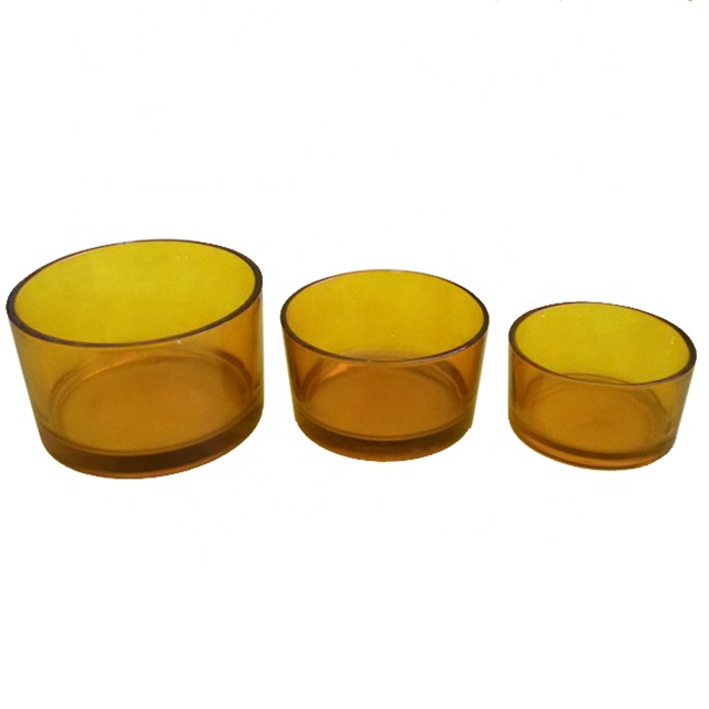 36ml 100ml 200ml different color glass candle jars for candle making