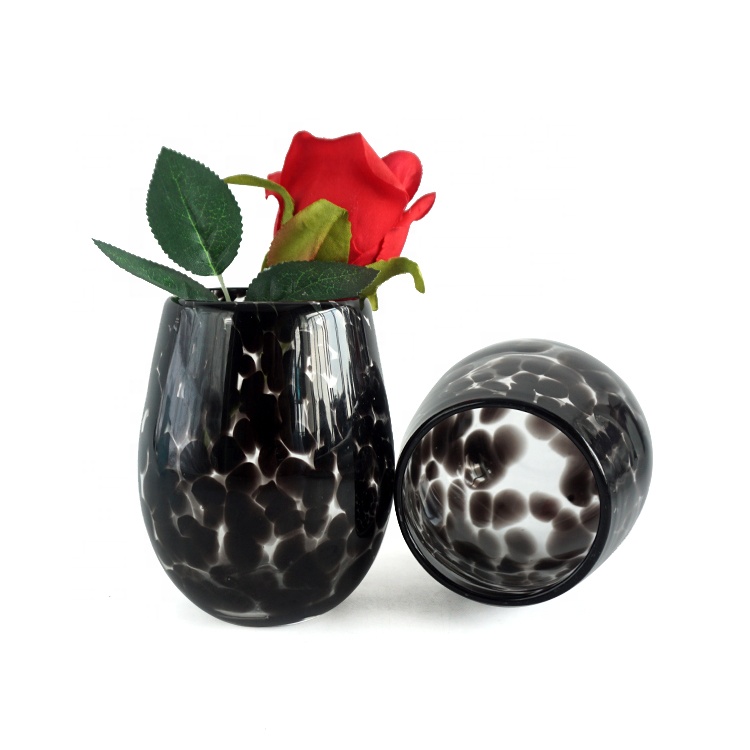 2020 fashionable tinted color tortoise shell effect empty candle jars ...