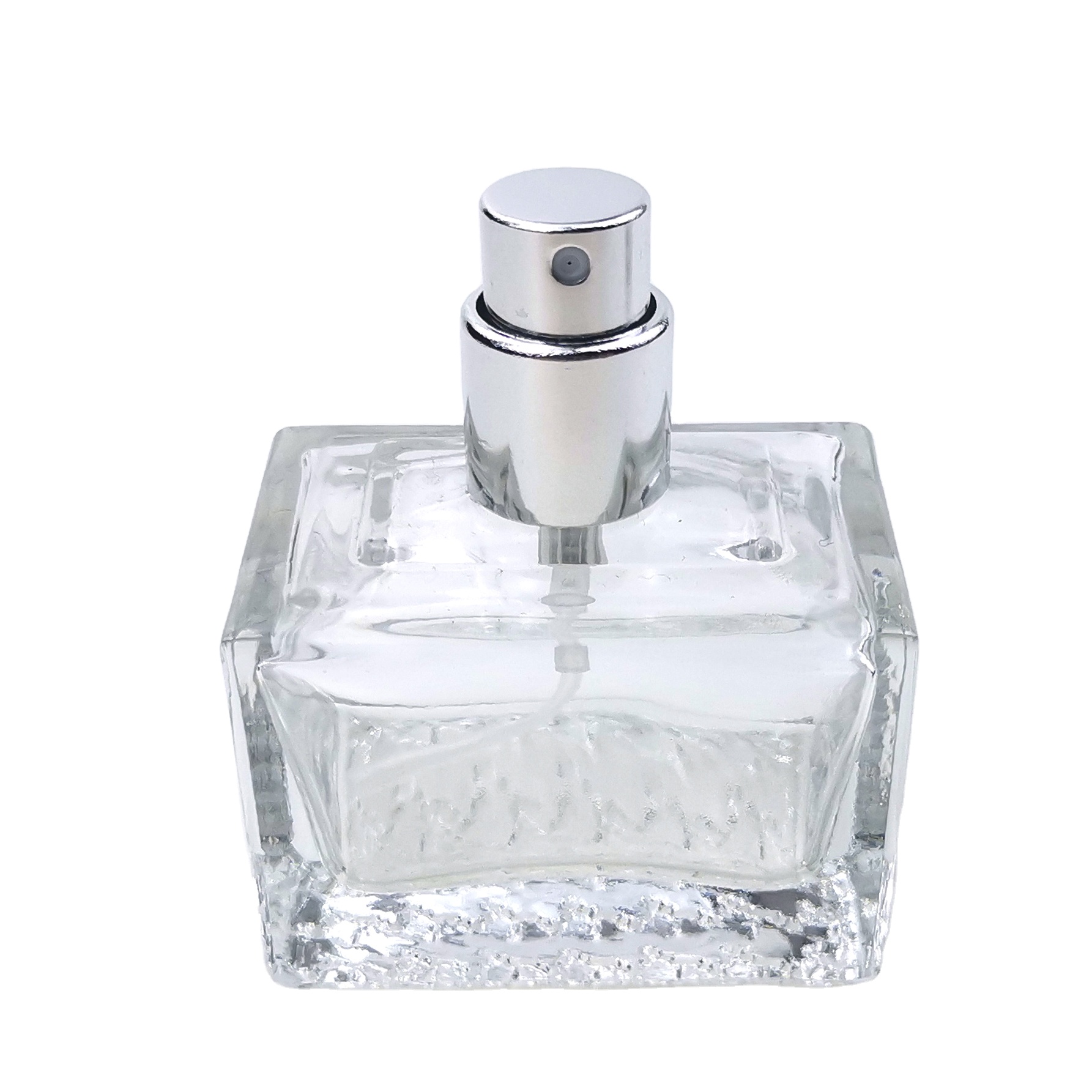 30ml Custom design glass square clear perfume bottle, High Quality ...