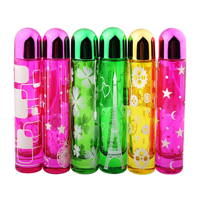 50ml Cylindrical, many styles, rich color perfume bottles
