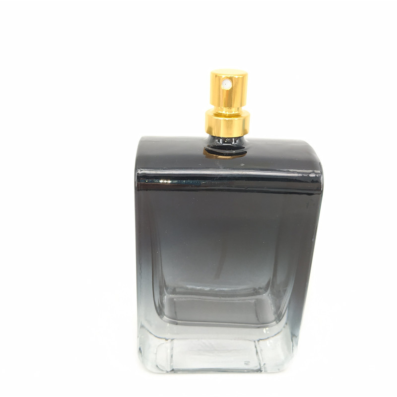 Custom logo 100ml square spray perfume bottle with thick bottom, High ...