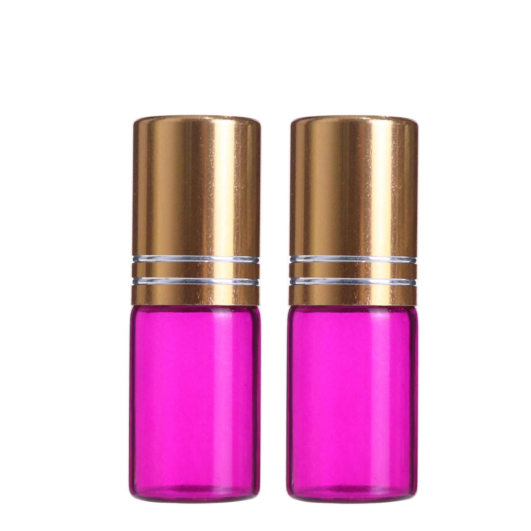 10ml/bottle Natural Essential Roller Ball Bottle With Bamboo Lid Caps