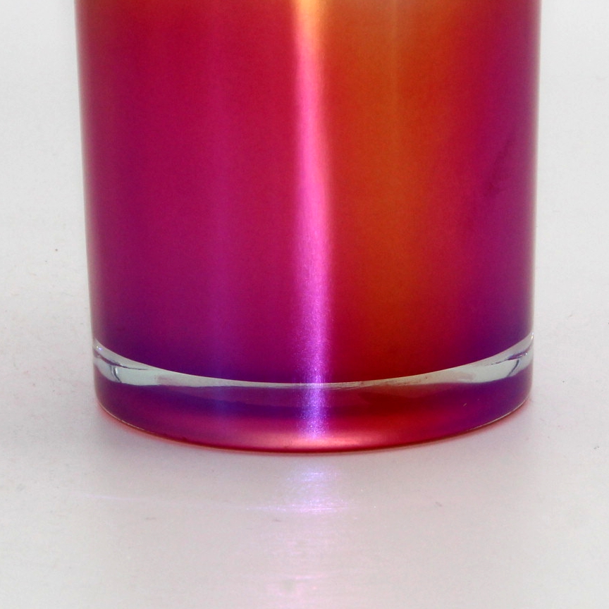 Wholesale Iridescent Glass Candle Jar For Candle Making High Quality