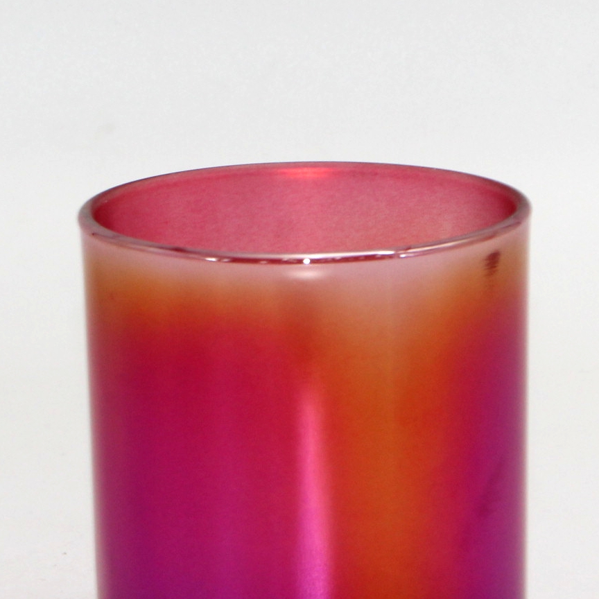 Wholesale Iridescent Glass Candle Jar For Candle Making High Quality