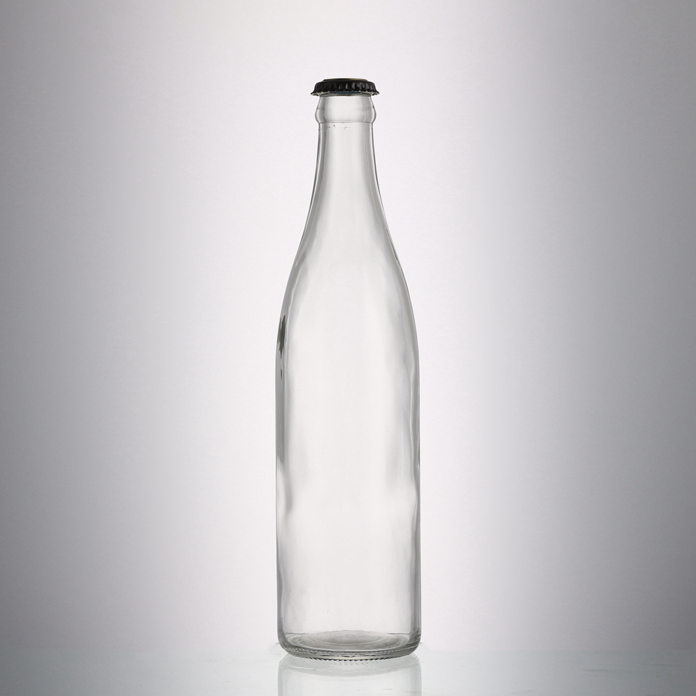 500 ml 16 oz clear Glass Beer Bottles for Home Brewing