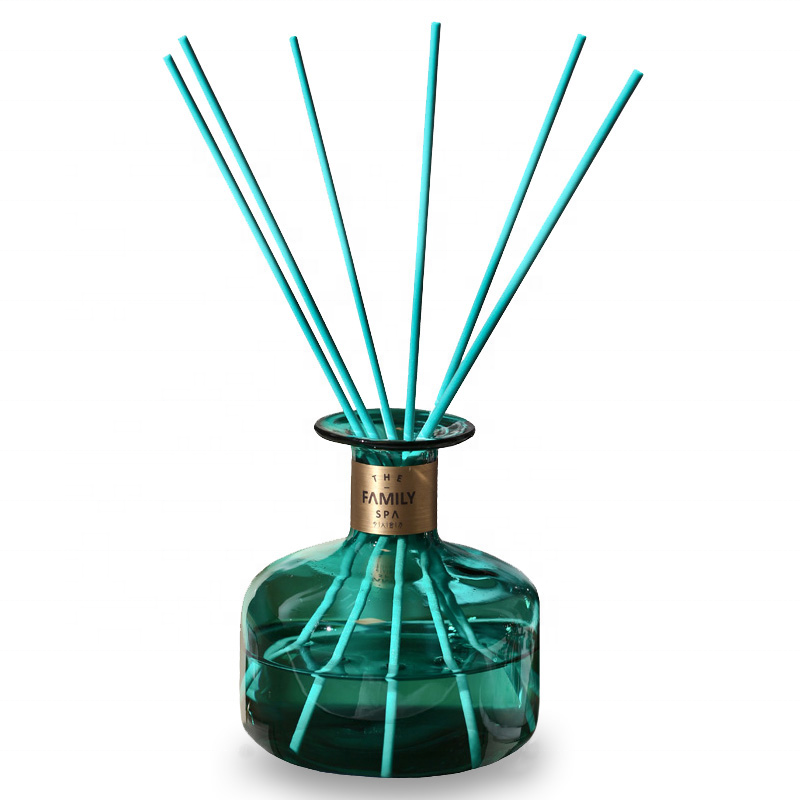 250ml Empty Aroma Reed Diffuser Bottle Glass Perfume Bottles with Color, High Quality empty