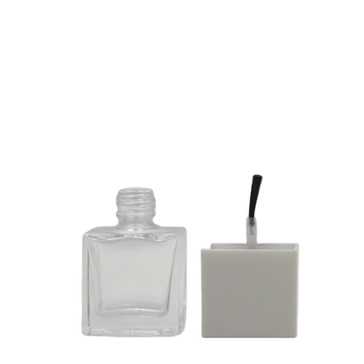 Wholesale 10ml empty glass bottle nail polish bottles with brush cap, High Quality empty nail