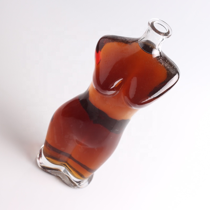New Design Creative Custom Shaped Bottles 75cl Lady Body Shaped Glass ...