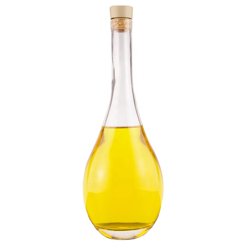 New trend 750ml smooth surface xo & brandy glass bottles for cork top