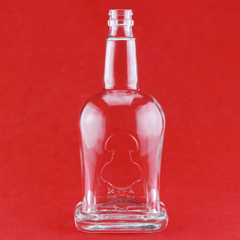 Vodka Bottle Glass Packing Custom Vodka Glass Bottle 