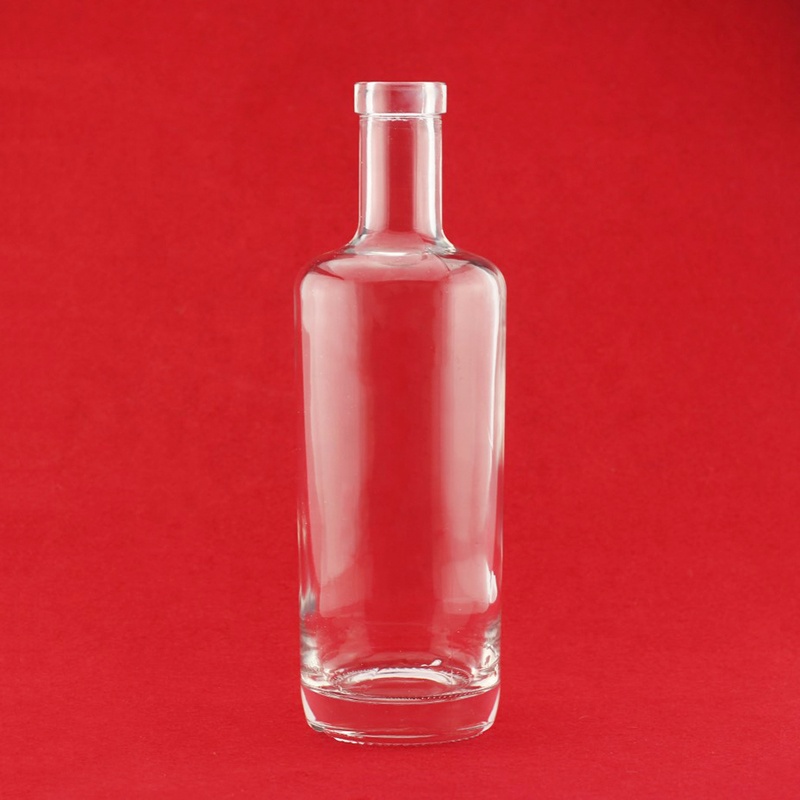 Clear Glass 700ml Brandy Bottle 700ml Flint Brandy Bottle 