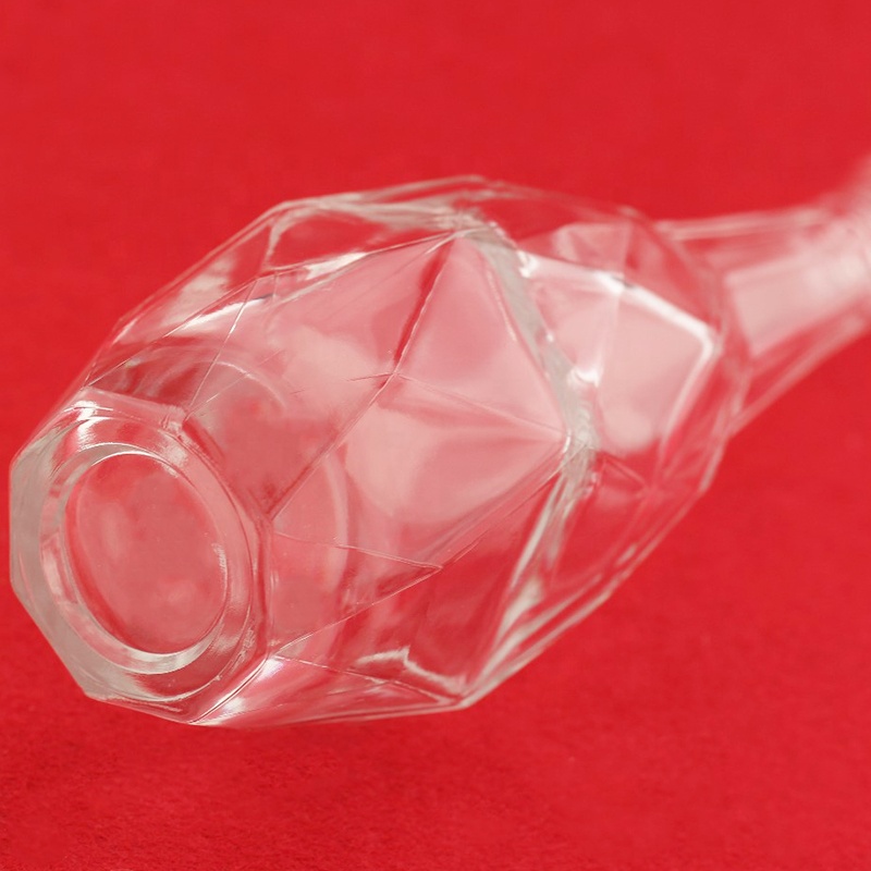 Unique Custom Design bottle Glass Bottle For Tequila Clear Empty Glass