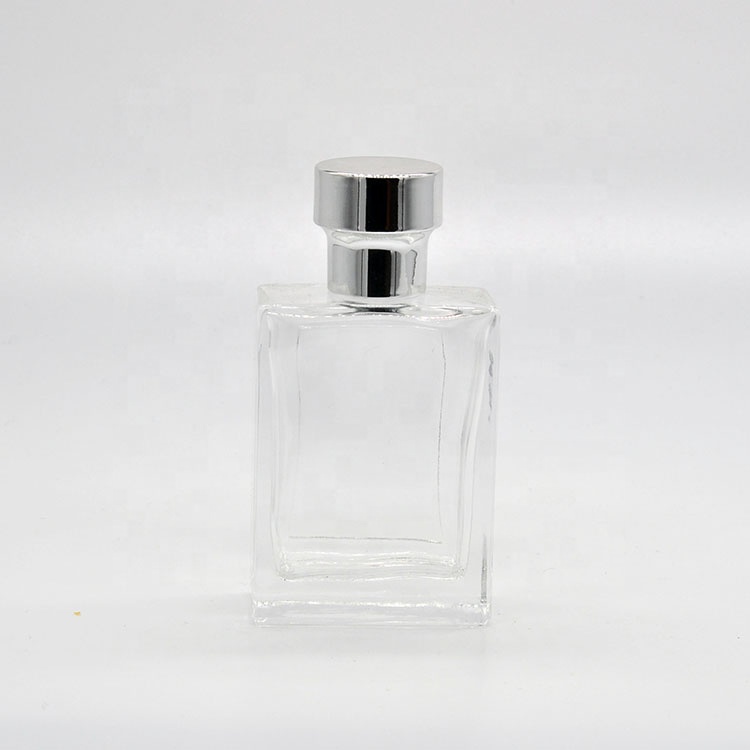 Wholesale factory Simple design 100ml Transparent empty perfume bottles 