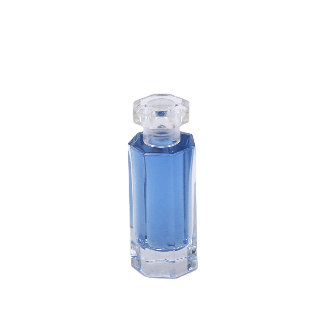 supplier design hexagon shaped empty glass cosmetic clear perfume bottles 