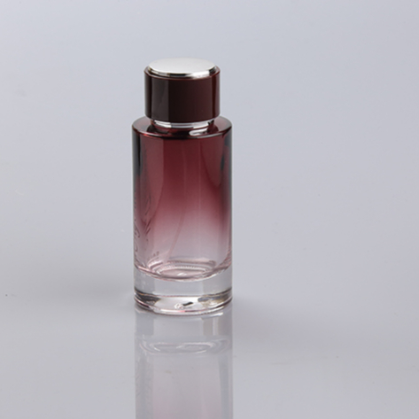 100ml new cylinder red color glass perfume spray bottle 