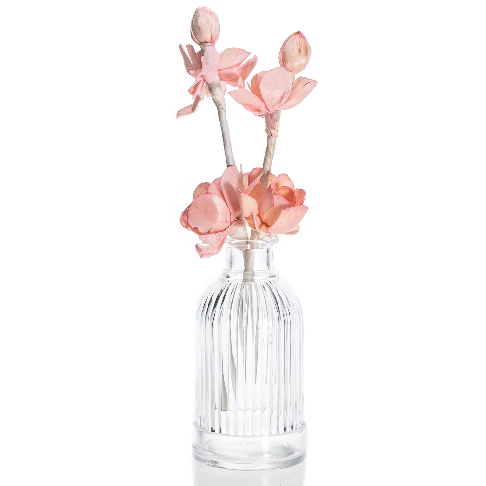 Luxury Flower Vase Glass Home Aroma 200ml Diffuser Bottle For ...