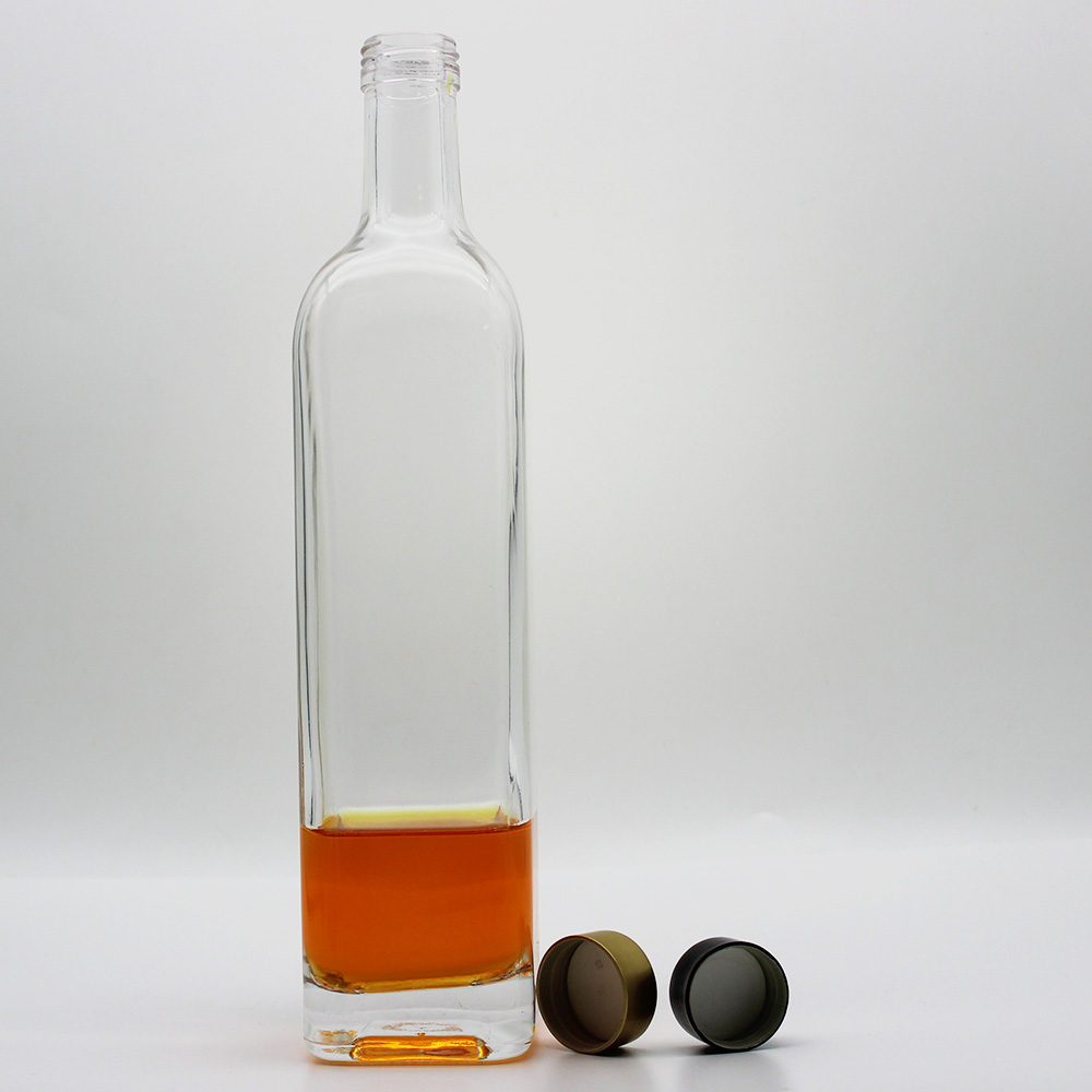 small dummy wine for display screw cap vodka glass bottles for liquor