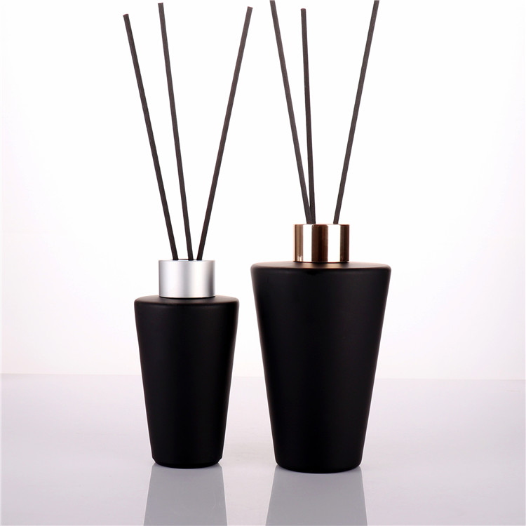 luxury black unique empty fragrance glass sample bottle