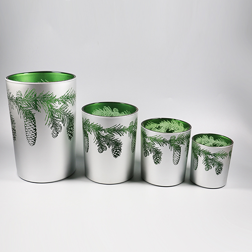 Popular Modern Style Candle Holder Glass Candle Jar