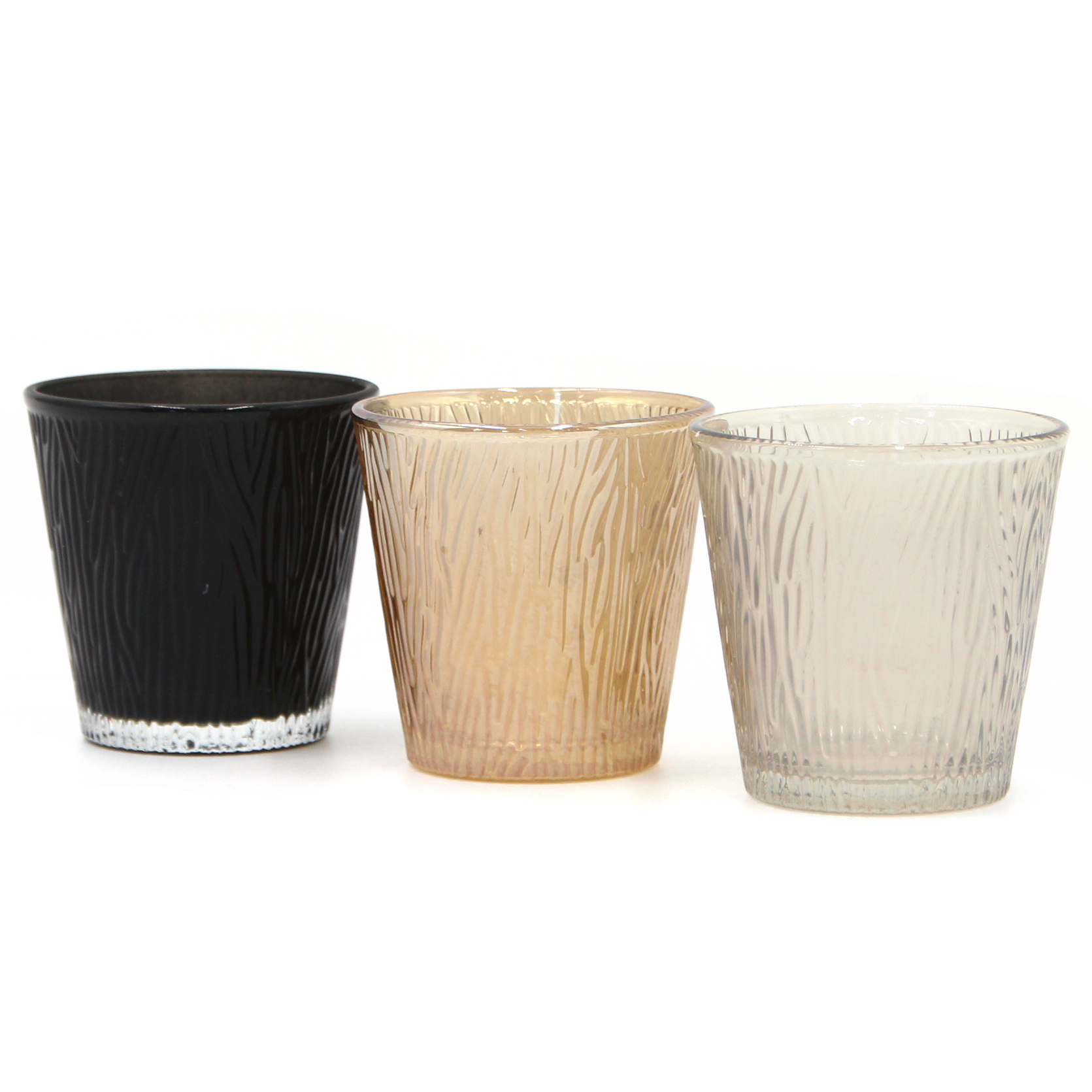 Wholesale Pure Color Beautiful Candle Box Temperament Glass Candle Container