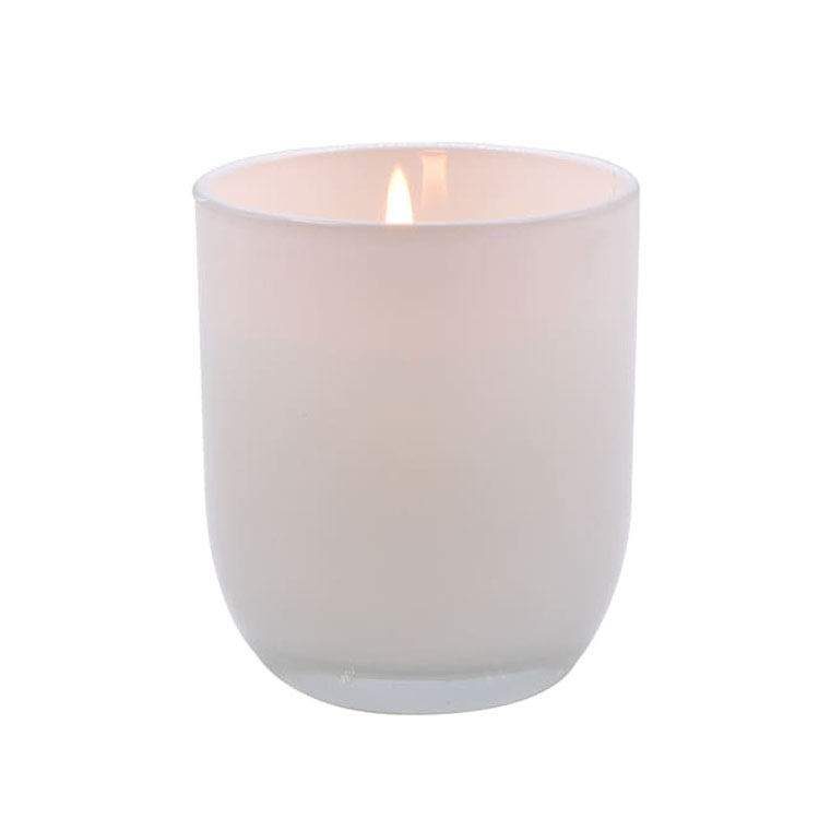 customs matte white coating empty 10oz container candles