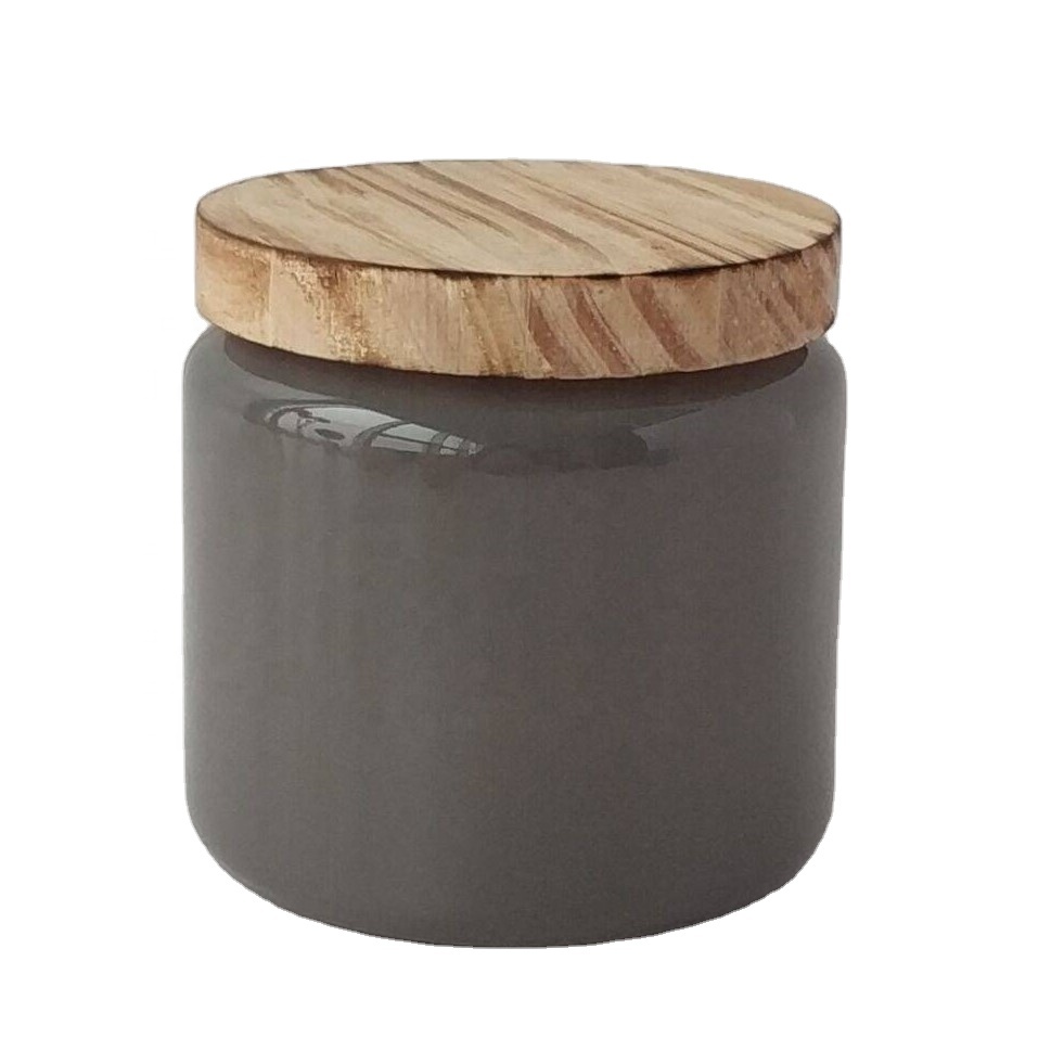 Recycled fashion empty glass candle jar for candles making as jar for candle heat resistant