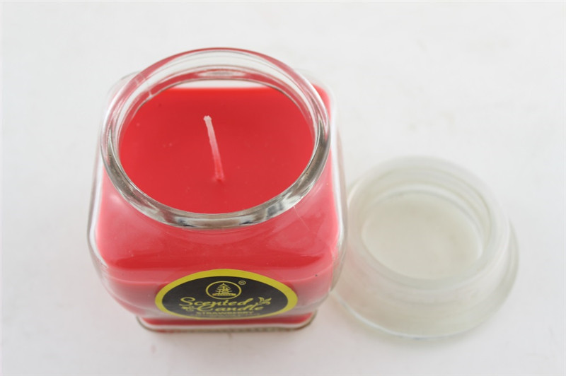 Home Decorative Scented Candles In Glass Jar With Lid,High Quality