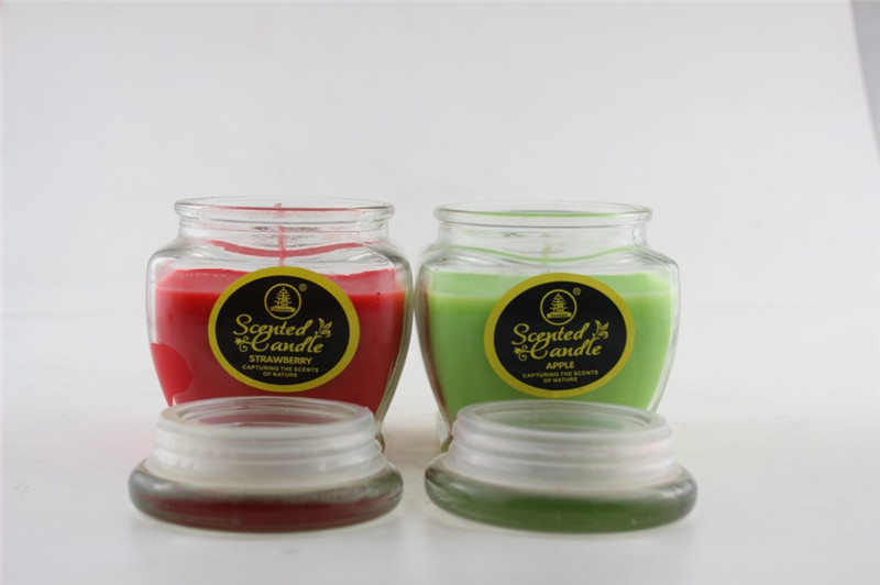 Home Decorative Scented Candles In Glass Jar With Lid,High Quality