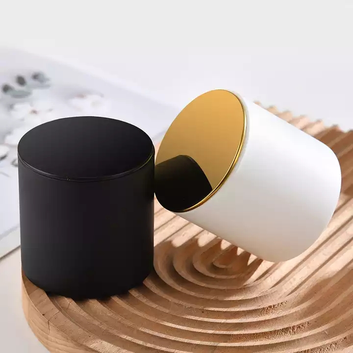 Festival home decoration empty candle making ceramic glass jar