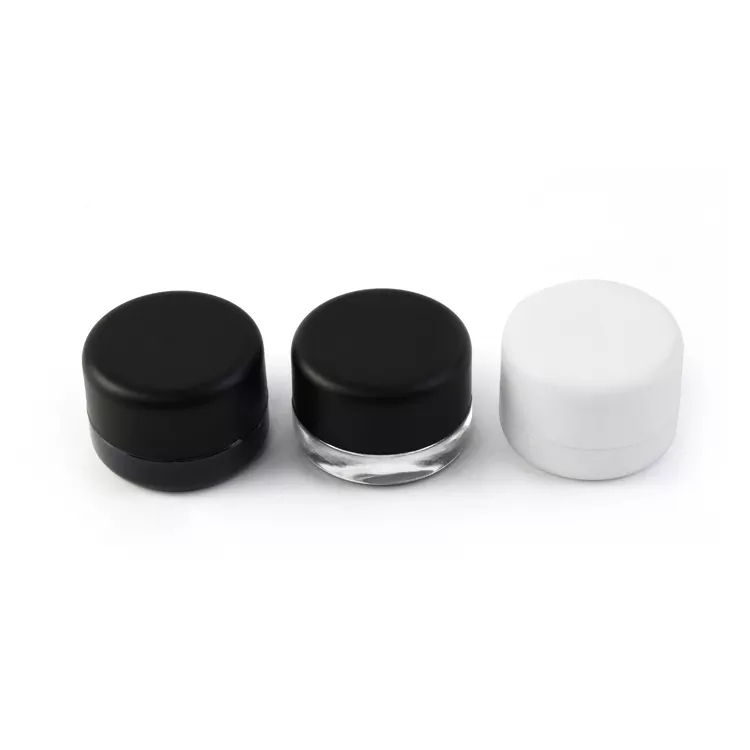 In Stock Uv Round Jar 5ml 7ml 9ml Black White Square Cube Premium Cr ...