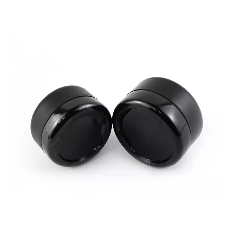 In Stock Uv Round Jar 5ml 7ml 9ml Black White Square Cube Premium Cr ...