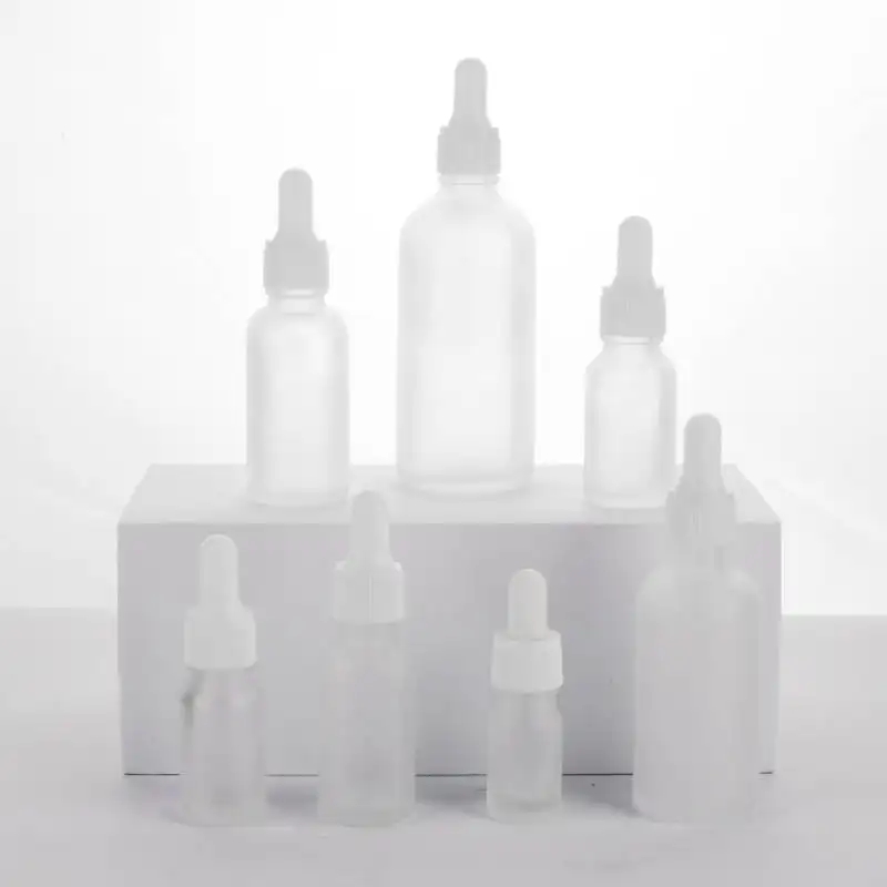 Frosted Glass Eye Dropper Bottle Face Serum Bottle 15 ml 30ml 50 ml