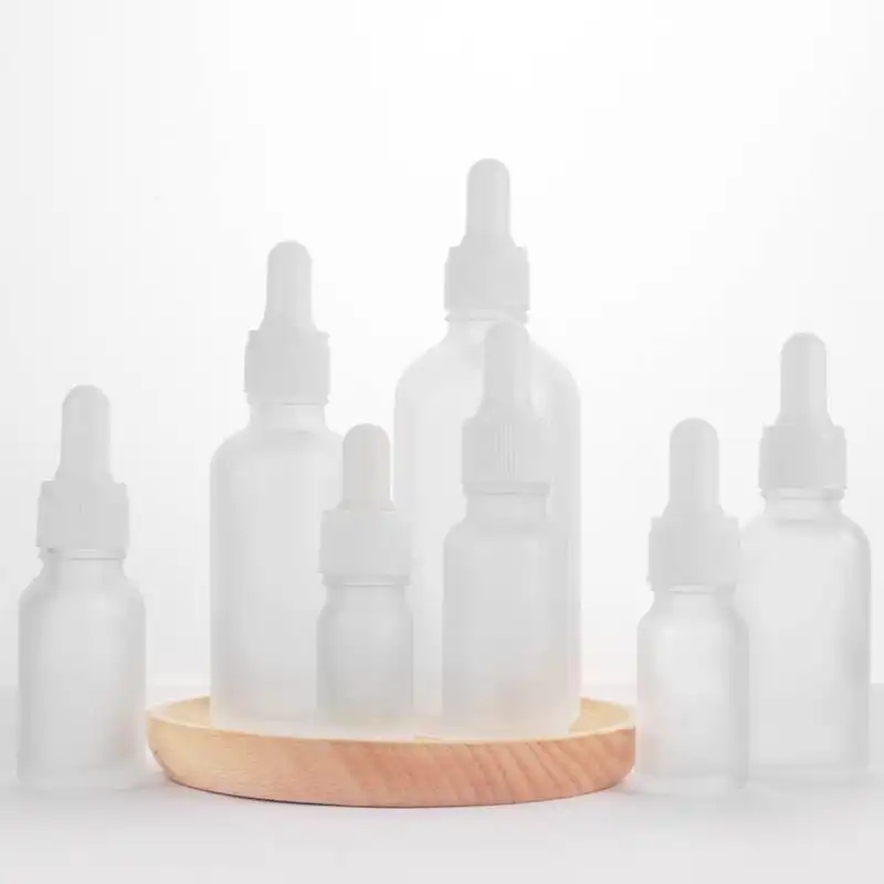 Frosted Glass Eye Dropper Bottle Face Serum Bottle 15 ml 30ml 50 ml