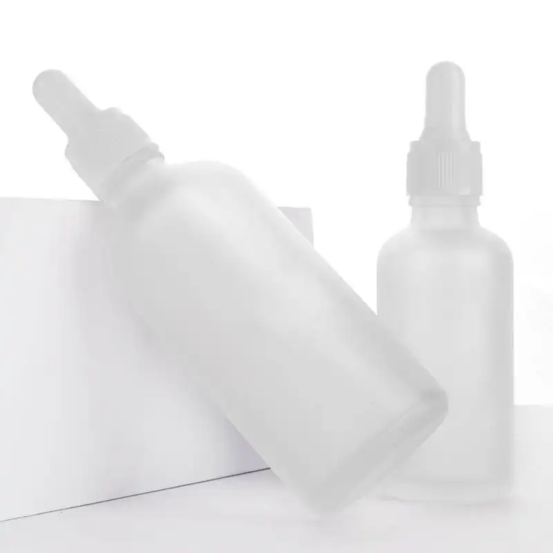 Frosted Glass Eye Dropper Bottle Face Serum Bottle 15 ml 30ml 50 ml