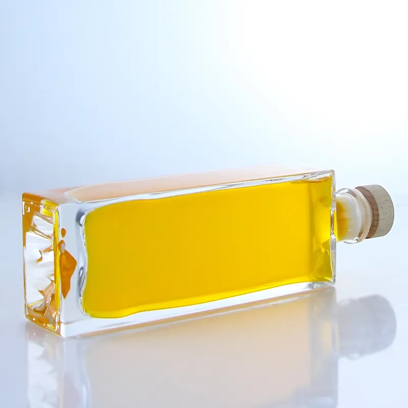 Premium 200ml 250ml mini tequila bottles liquor glass bottle with cork cap