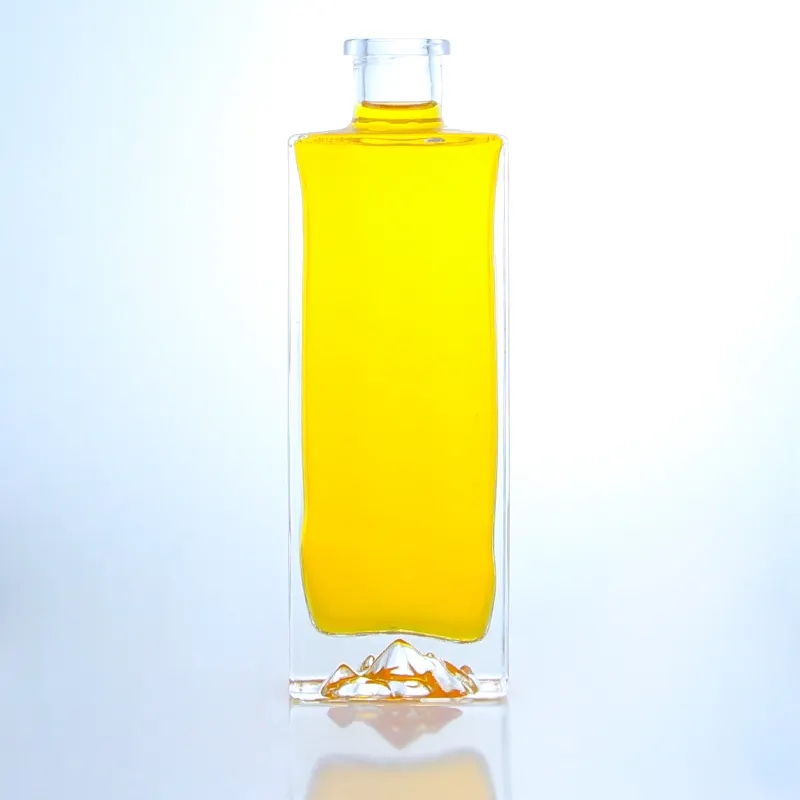 Premium 200ml 250ml mini tequila bottles liquor glass bottle with cork cap