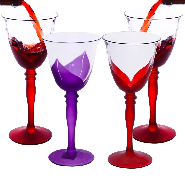 Rose Vintage Wedding Unique Stainless Steel Colored Pink Gold Glasses