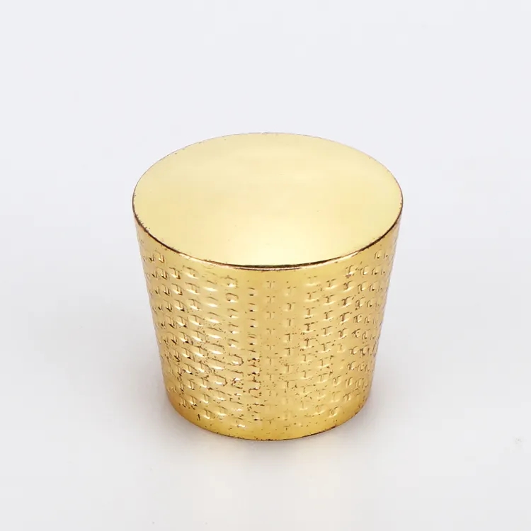 2023 Best Seller Perfume Cap Zamac Zinc Alloy Aluminum Luxury Golden Modern Customized Best Customer Experience