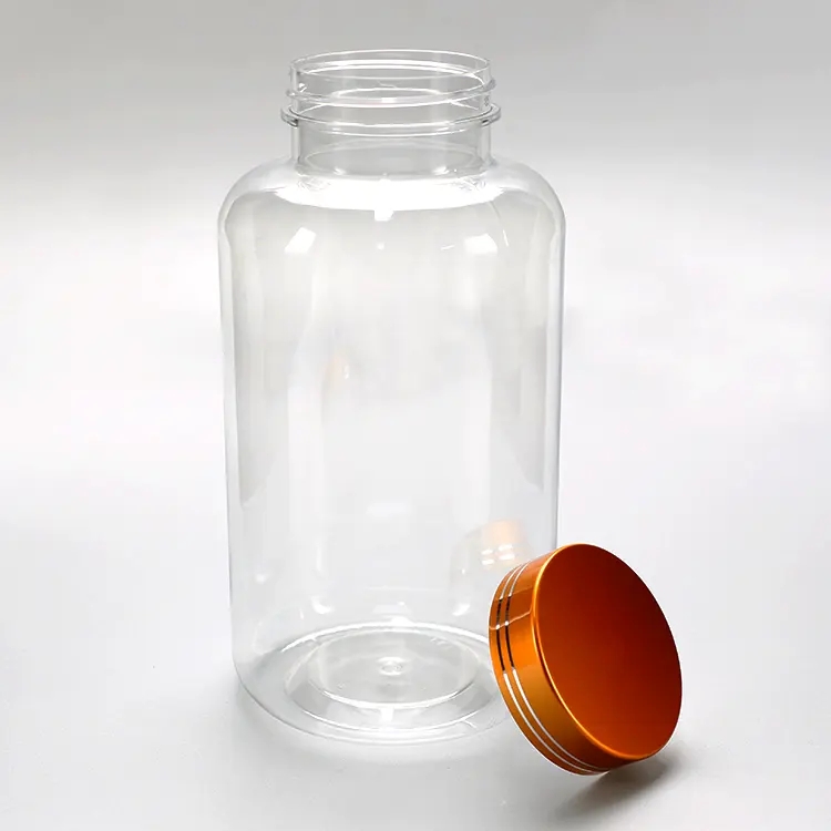 10cc100cc Supplement Bottle Packaging With Cap And Seal Vitamin Bottle With Childproof Cap